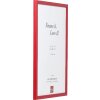 Effect Holzrahmen Profil Top S rot 50x50 cm mit Museumsglas