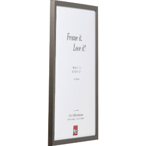 Effect Holzrahmen Profil Top S platin 10,5x14,8 cm Museumsglas