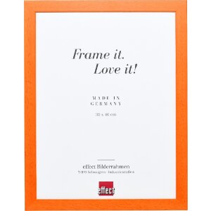 Effect Holzrahmen Profil Top Pro orange 25x35 cm Museumsglas