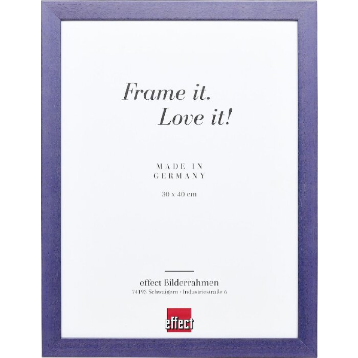 Effect Holzrahmen Profil Top Pro flieder 40x40 cm Museumsglas