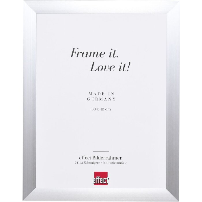 Râmă foto A1 Brandschutzrahmen Profil S3 argintiu 40x40 cm cu sticlă de muzeu