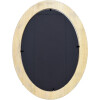 Rama foto ovală Effect, lemn masiv, neagră, 5x7 cm