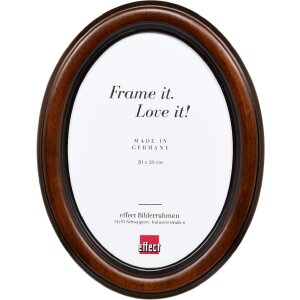 Rama foto ovală Profil HB 7x9 cm nuștebraun