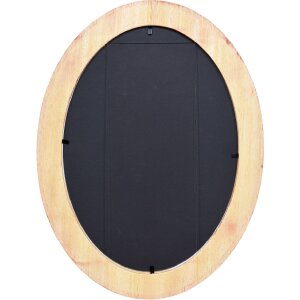 Rama foto ovală din lemn masiv, profil HB 7x9 cm, culoare mahagoni