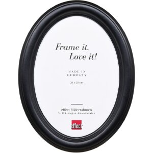 Rămasă foto ovală Profil HB 13x18 cm negru