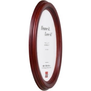 Rama foto ovală Profil HB 20x25 cm, mahoniu