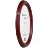 Rama foto ovală Profil HB 20x25 cm, mahoniu