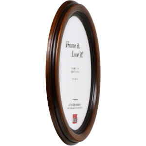 Effect Ramă Foto Ovală Profil HB 50x50 cm Nuc