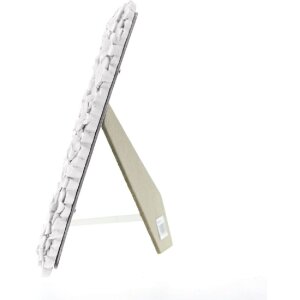 ZEP Rama de portret BLUMEN alb 20x30 cm rășină sintetică aspect floare format portret