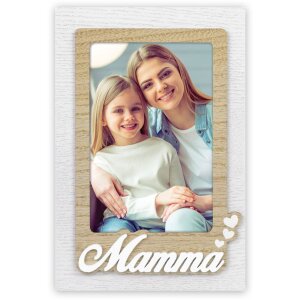 ZEP Holz-Fotorahmen Sandra 13x18 cm Mama Italienisch
