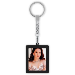 ZEP Foto-Schlüsselanhänger Metall schwarz 2...