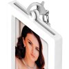 ZEP photo key ring metal alb 2 fotografii 3.5x4.5 cm