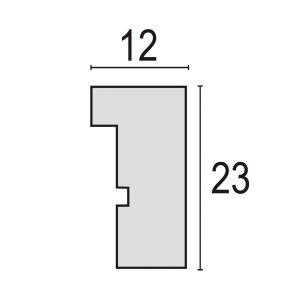 ZEP Holzrahmen Malmo natur 13x18 cm mit Passepartout 9x13 cm