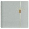 ZEP Fotoalbum Lipsia C 32x32 cm 100 weiße Seiten mit Zierschleife Papiereinband