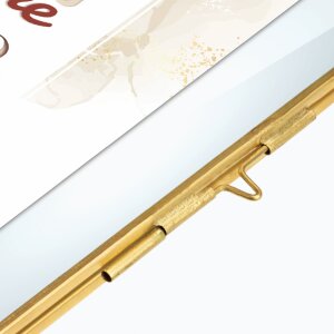 ZEP Metall-Doppelrahmen Bruxelles Gold 2 Fotos 10x15...