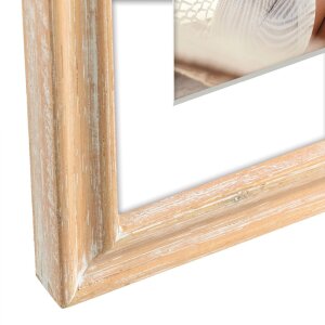 ZEP Holz-Fotorahmen Fenis natur 15x20 bis 20x30 cm mit Passepartout
