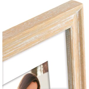 ZEP Holz-Fotorahmen Fenis natur 15x20 bis 20x30 cm mit Passepartout