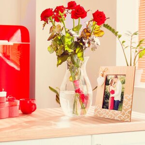 ZEP Holz-Fotorahmen Luisa 10x15 cm Hoch- und Querformat braun