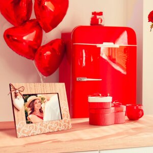 ZEP Holz-Fotorahmen Luisa 10x15 cm Hoch- und Querformat braun