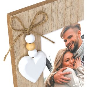 ZEP Holz-Fotorahmen Luisa 10x15 cm Hoch- und Querformat braun
