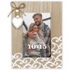 ZEP Holz-Fotorahmen Luisa 10x15 cm Hoch- und Querformat braun