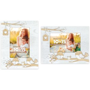 ZEP Holz-Fotorahmen Noemi 10x15 cm Frühlings-Bilderrahmen