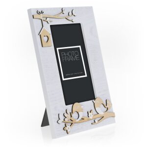 ZEP Holz-Fotorahmen Noemi 10x15 cm Frühlings-Bilderrahmen