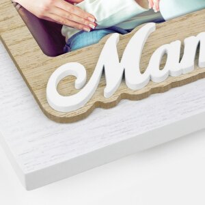 ZEP Holz-Fotorahmen Sandra 10x15 und 13x18 cm Mama Italienisch