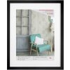 Ramă foto Walther Stockholm neagră 40x50 cm cu passepartout din acrilic
