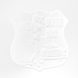 Plăcătă metalică ZEP LAMAR 42,5x40x0,5 cm Roys Motel