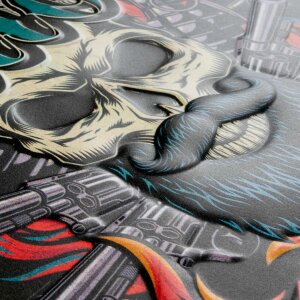 Plachetă din metal ZEP TATTOO Miami 47x35x0,5 cm