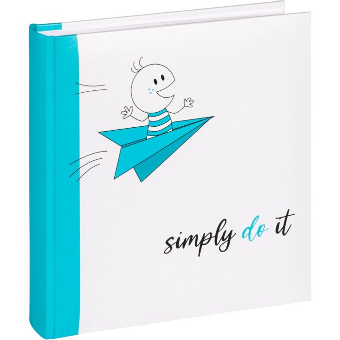 Album copii Walther Little Explorer Boy albastru 26x25 cm