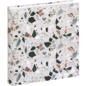 Walther Fotoalbum Terrazzo Stone Black 30x30 cm 60...