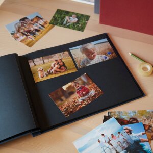 Album de șuruburi din lână HNFD negru 38x31 cm, 40...