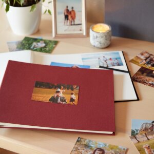 Album de șuruburi de lână HNFD negru 38x31 cm cu 40 de pagini albe