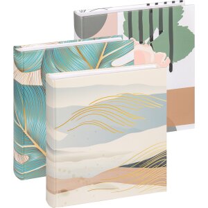 Walther Fotoalbum Variety 30x30 cm 60 weiße Seiten...