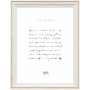 Deknudt Holzrahmen S68VG1 weiß-natur 13x18 cm
