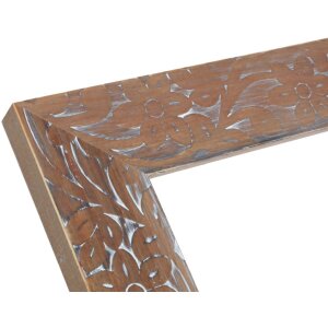 Deknudt Holz-Fotorahmen Blumendruck S68VH braun 10x15 cm