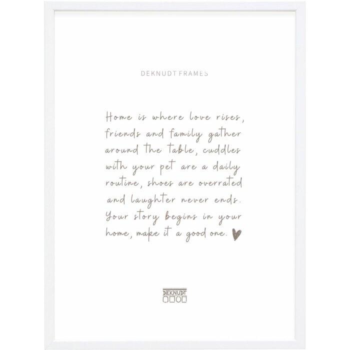 Deknudt Holzrahmen S41JK1 weiß 30x45 cm
