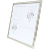 Deknudt lemn galerie cadru S41JD1 argint 4 fotografii 10x15 cm 31,4x31,4 cm