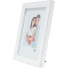 Deknudt Kunststoffrahmen S41VK1 weiß mit Silberkante 29,7x42 cm DIN A3