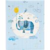 Goldbuch Jurnal bebeluș Blue Elephant 21x28 cm Gravură argintie 44 pagini