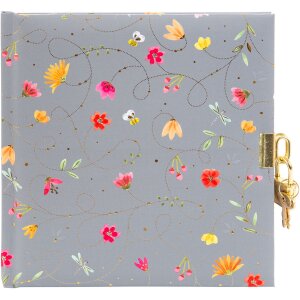 Goldbuch Tagebuch Summer day grey 16,5x16,5 cm 96...