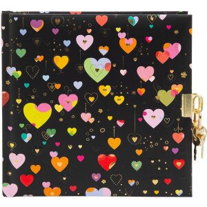 Goldbuch Tagebuch Heart to Heart dark 16,5x16,5 cm 96...