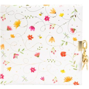 Goldbuch Tagebuch Summer day white 16,5x16,5 cm 96...