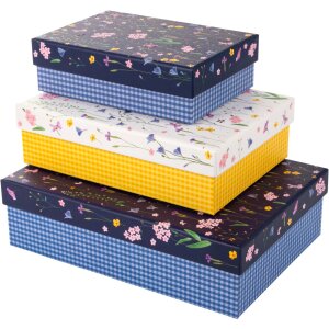 Goldbuch Kartonagen-Set Meadow Miracles 3 Boxen