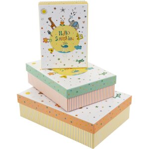 Goldbuch Kartonagen-Set hello sunshine 3 Kartonagen