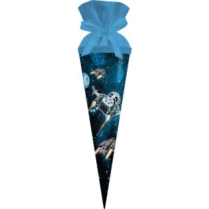 Goldbuch Geschwistertüte Raumschiff Schultüte 35 cm mit Filzverschluss