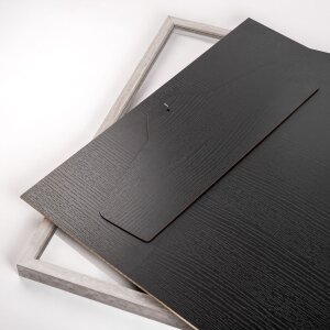 Walther Holzrahmen Stockholm 3D Trikotrahmen 60x90 cm Acrylglas Wandaufhängung