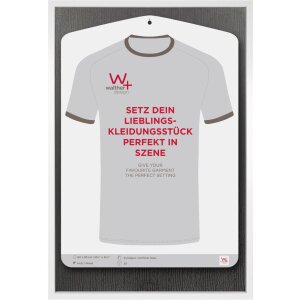 Walther Holzrahmen Stockholm 3D Trikotrahmen 60x90 cm Acrylglas Wandaufhängung